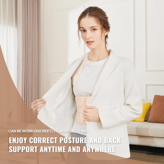 Ergonomic Fit Geno posture corrector for back pain support, promoting comfortable wear during activities.