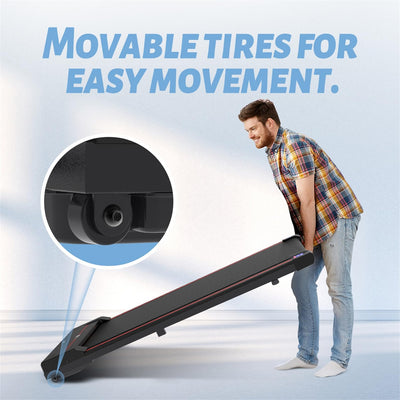 Image of a compact Walking Pad Treadmill, demonstrating its efficiency as a portable treadmill for home.