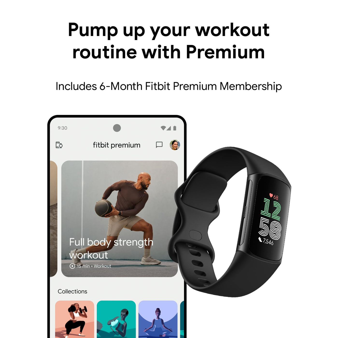 Fitbit Charge 6 Fitness Tracker with Google apps, Heart Rate on Exercise Equipment\ - Dreamchaser Headquarters