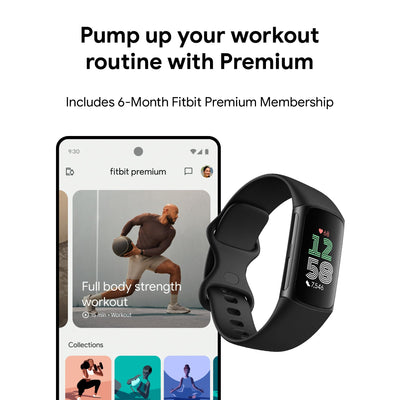 Fitbit Charge 6 Fitness Tracker with Google apps, Heart Rate on Exercise Equipment\ - Dreamchaser Headquarters