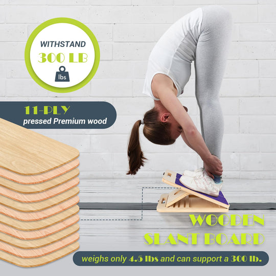 Slant Board for Calf Stretching &amp; Ankle Mobility | DreamChaserHQ