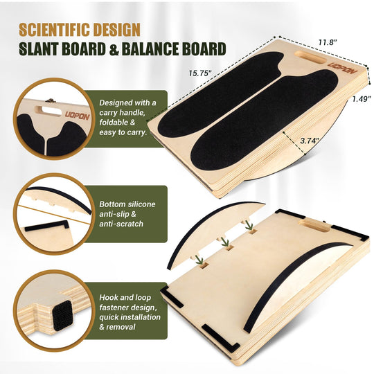Slant Board for Calf Stretching &amp; Ankle Mobility | DreamChaserHQ