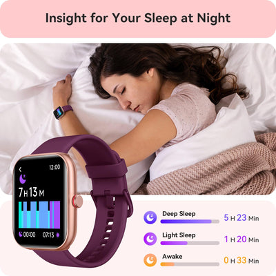 Smart Watch for Women Men, Smartwatch for iPhone & Android Bluetooth (Answer/Call) Built-in Alexa, 1.91" HD Fitness Tracker with 105+ Sport Modes, IP68 Waterproof, Sleep/Heart Rate/SpO2/Stress Monitor - Dreamchaser Headquarters