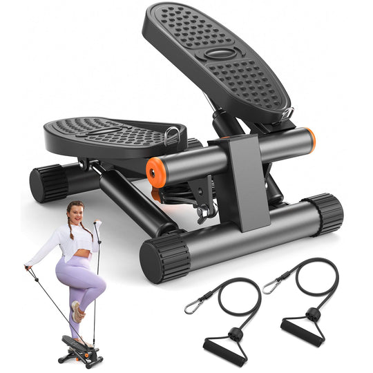 Niceday Steppers for Exercise showcasing compact design of the hydraulic fitness stepper, perfect for home workouts.