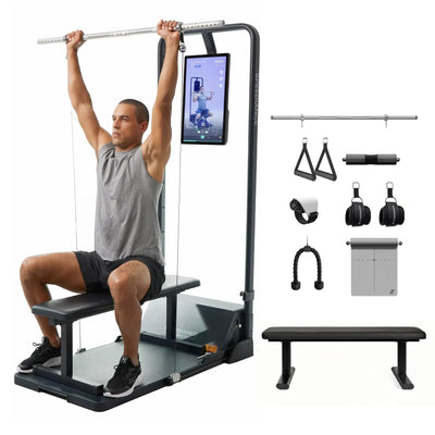 Speediance Gym Monster Smart Home Gym, Multifunctional Strength Training Machine, Smith Machine Power Cage Workout Station, Squat Rack Cable Machine, Full Body Fitness Equipment for Home Workout - Dreamchaser Headquarters