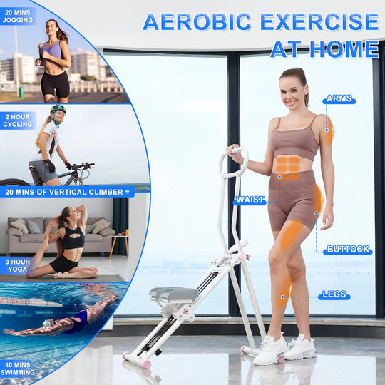 Close-up of the HXD-ERGO vertical climber machine&