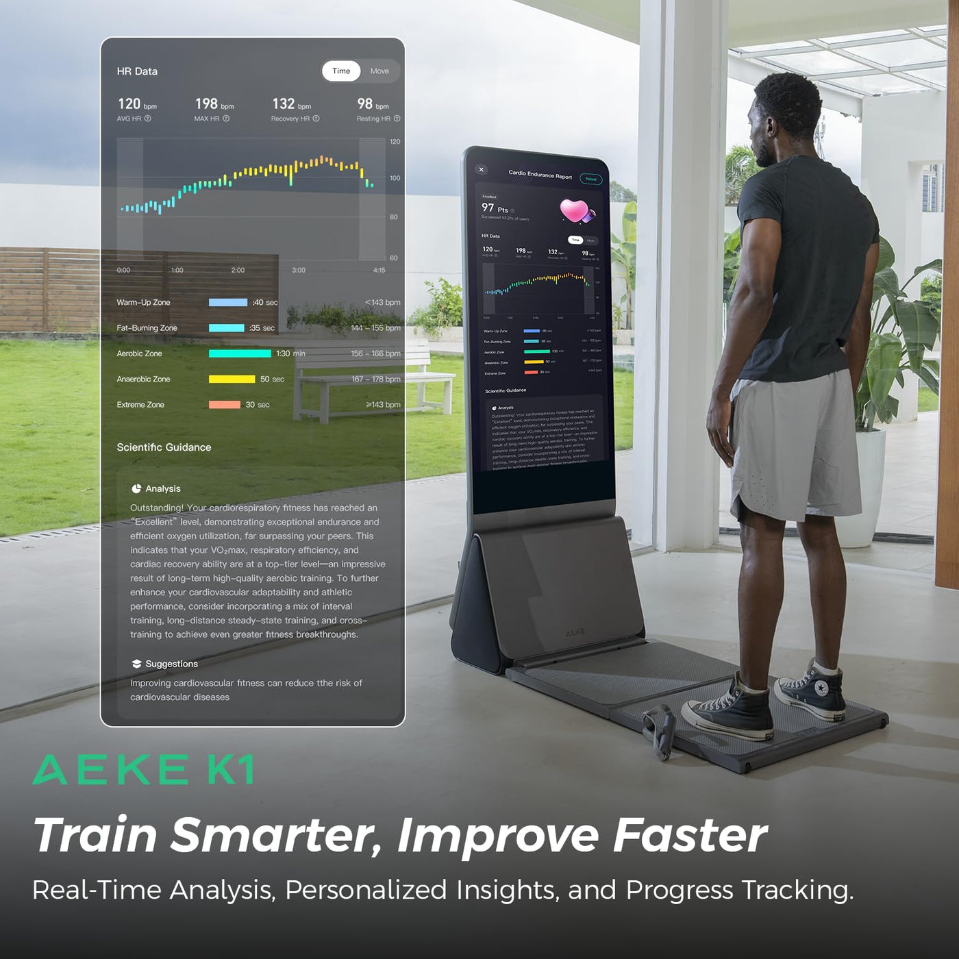 AEKE Fitness Mirror K1- Smart Home Gym System: AI-Powered All-in-One Fitness Machine for Full-Body Strength Training and Personalized Workouts - Dreamchaser Headquarters