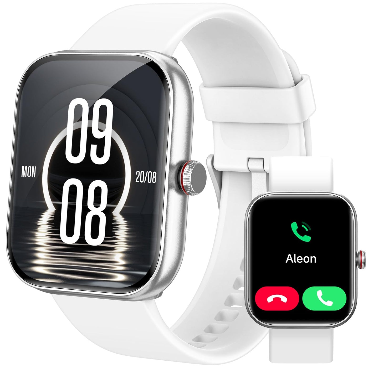 Smart Watch for Women Men, Smartwatch for iPhone & Android Bluetooth (Answer/Call) Built-in Alexa, 1.91" HD Fitness Tracker with 105+ Sport Modes, IP68 Waterproof, Sleep/Heart Rate/SpO2/Stress Monitor - Dreamchaser Headquarters