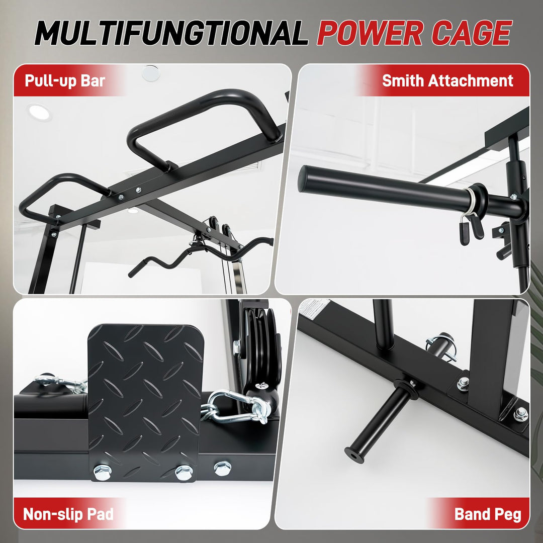 Smith Machine &amp; Power Cage for Full Body Strength Training | DreamChaserHQ