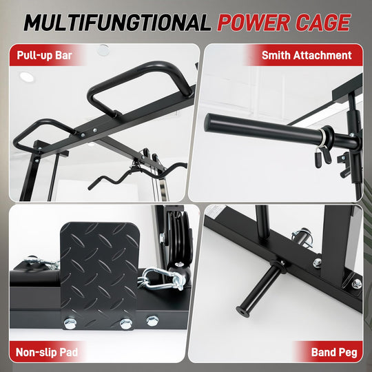 Smith Machine &amp; Power Cage for Full Body Strength Training | DreamChaserHQ