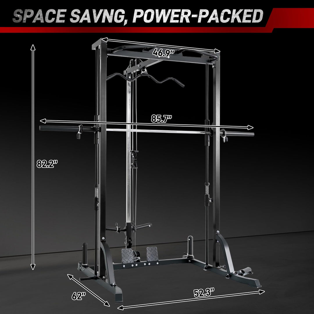 Smith Machine &amp; Power Cage for Full Body Strength Training | DreamChaserHQ