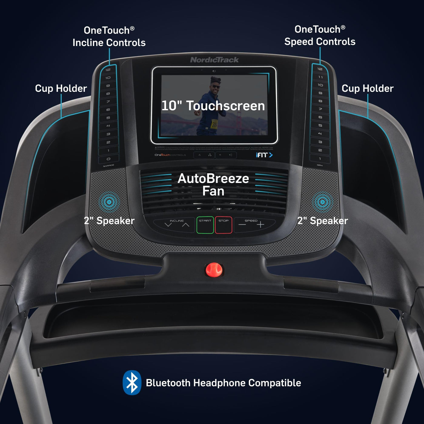 NordicTrack T 6.5 S; Treadmill for Running and Walking with 5” Display and SpaceSaver Design - Dreamchaser Headquarters