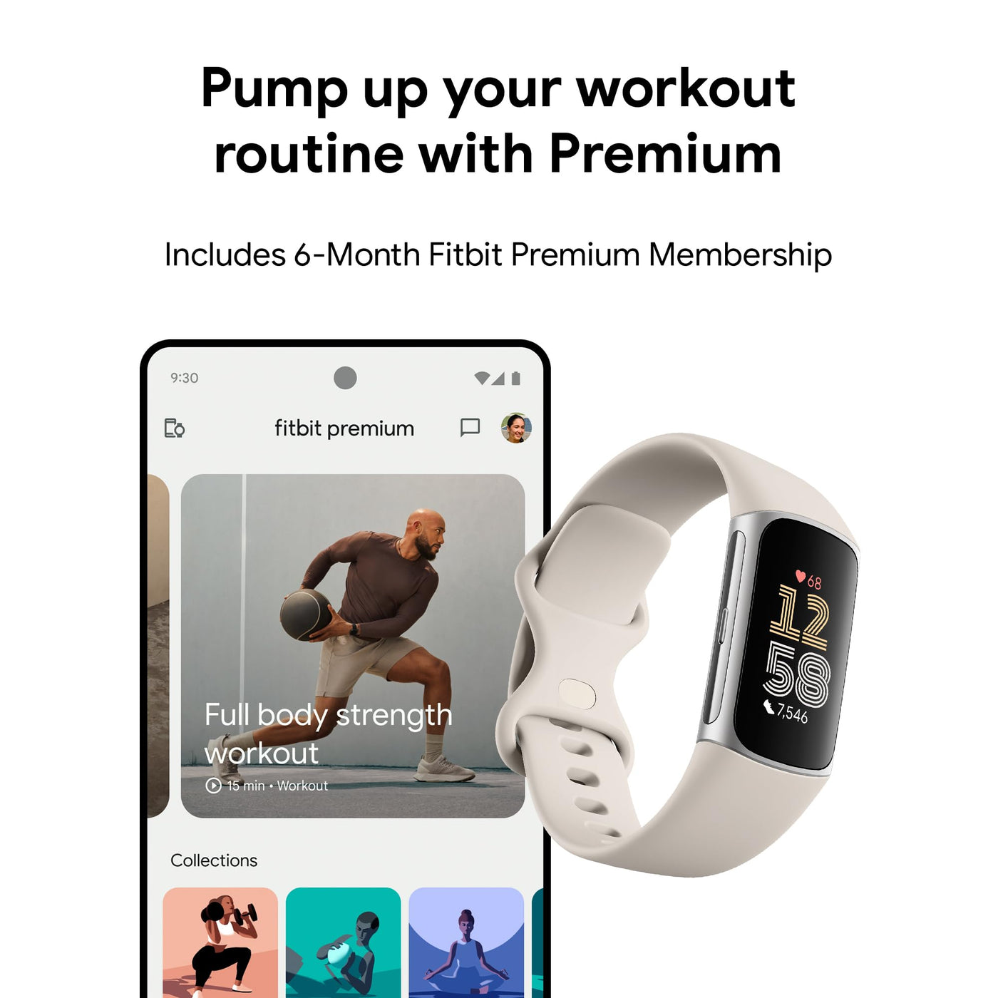 Fitbit Charge 6 Fitness Tracker with Google apps, Heart Rate on Exercise Equipment\ - Dreamchaser Headquarters