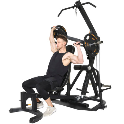 Powertec Fitness Workbench LeverGym - Workout Bench, 500 LB Weight Capacity, Black - Gym Equipment for Home - Adjustable Full Body Workout Machine - Dreamchaser Headquarters
