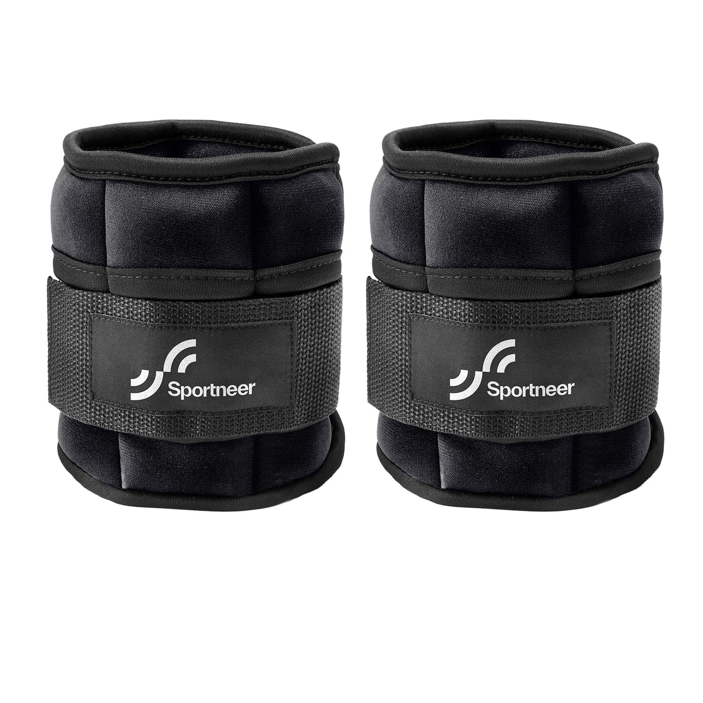 Sportneer Adjustable Weighted Ankle Weights Set 1 Pair 2 4 6 8 10 Lbs Leg Weight Straps for Women Men for Gym,Fitness, Workout,Walking, Jogging,1-5 lbs for Each Ankle, 1 Pair 2-10 lbs (Black) - Dreamchaser Headquarters