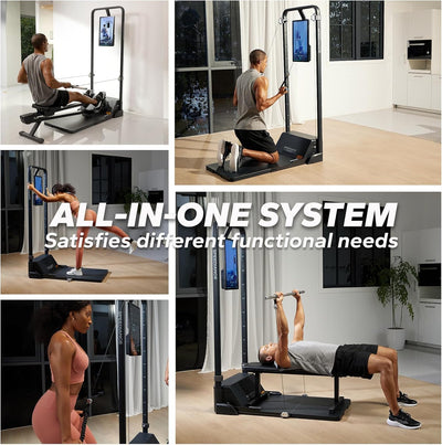 Speediance Gym Monster Smart Home Gym, Multifunctional Strength Training Machine, Smith Machine Power Cage Workout Station, Squat Rack Cable Machine, Full Body Fitness Equipment for Home Workout - Dreamchaser Headquarters