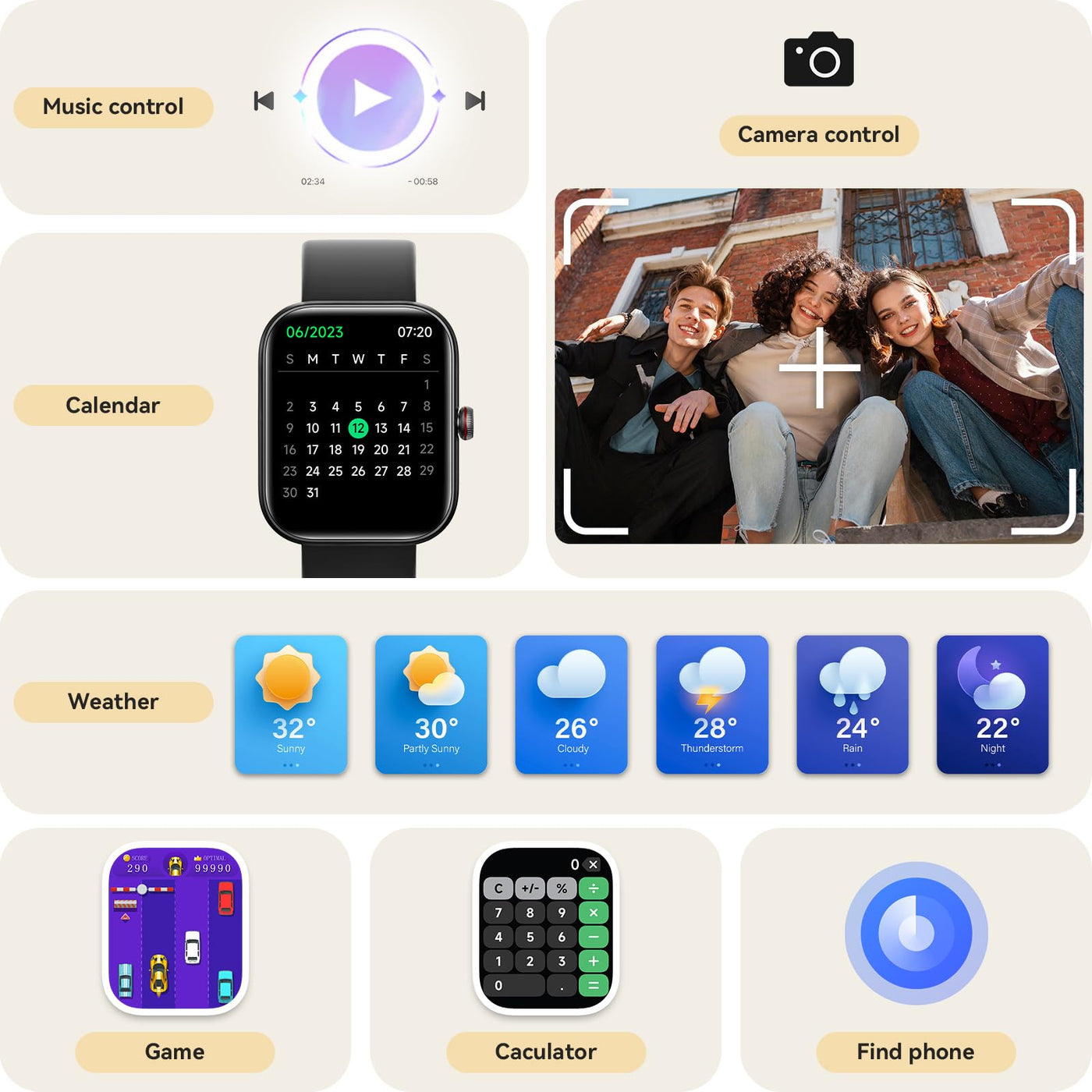 Smart Watch for Women Men, Smartwatch for iPhone & Android Bluetooth (Answer/Call) Built-in Alexa, 1.91" HD Fitness Tracker with 105+ Sport Modes, IP68 Waterproof, Sleep/Heart Rate/SpO2/Stress Monitor - Dreamchaser Headquarters