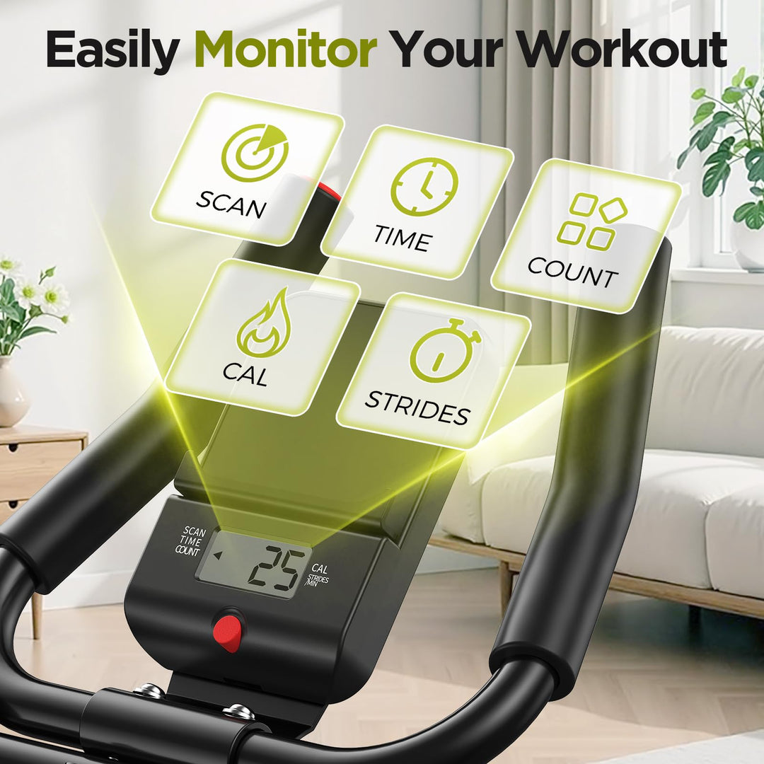 FLYBIRD adjustable ab machine showcasing a smooth sliding experience with built-in wheels and comfortable cushioning.
