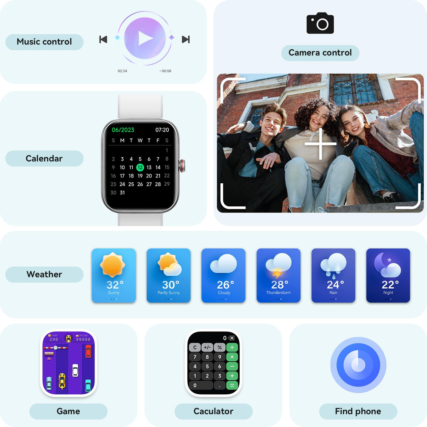 Smart Watch for Women Men, Smartwatch for iPhone & Android Bluetooth (Answer/Call) Built-in Alexa, 1.91" HD Fitness Tracker with 105+ Sport Modes, IP68 Waterproof, Sleep/Heart Rate/SpO2/Stress Monitor - Dreamchaser Headquarters