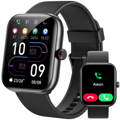 Smart Watch for Women Men, Smartwatch for iPhone & Android Bluetooth (Answer/Call) Built-in Alexa, 1.91" HD Fitness Tracker with 105+ Sport Modes, IP68 Waterproof, Sleep/Heart Rate/SpO2/Stress Monitor - Dreamchaser Headquarters