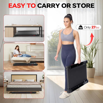Walking Pad Treadmill unit displaying its sleek design, ideal as a portable treadmill for home.