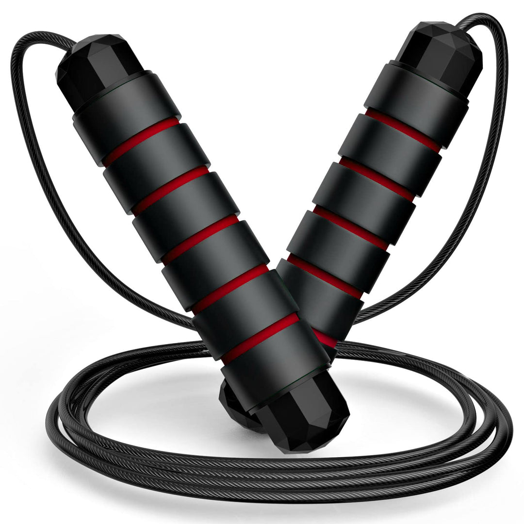 Tangle-Free Jump Rope with Adjustable Steel Cable &amp; Foam Handles for Fast Fitness Workouts - Dreamchaser Headquarters
