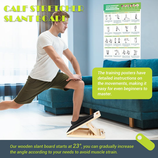 Slant Board for Calf Stretching &amp; Ankle Mobility | DreamChaserHQ