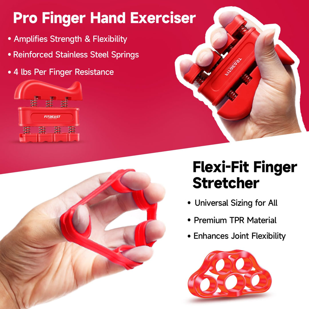 FitBeast hand grip strengthener with premium materials, designed for durability and comfort during workouts.