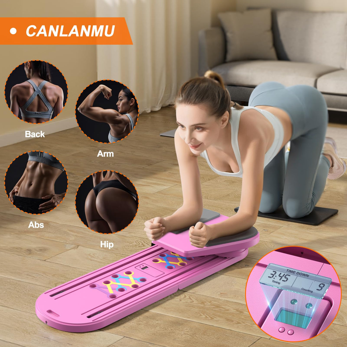 Aesthetic and functional Pilates ab board - enhancing home fitness with style.
