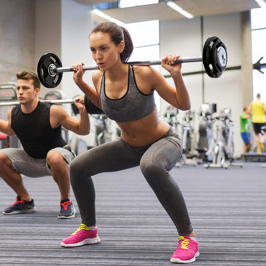 RitFit Rubber Grip Weight Plates – Olympic Plates for Safer, Stronger Barbell Training at Home - Dreamchaser Headquarters