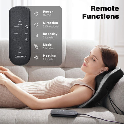 Stylish design of the Boriwat Back Massager with Heat, suitable for any living room decor.