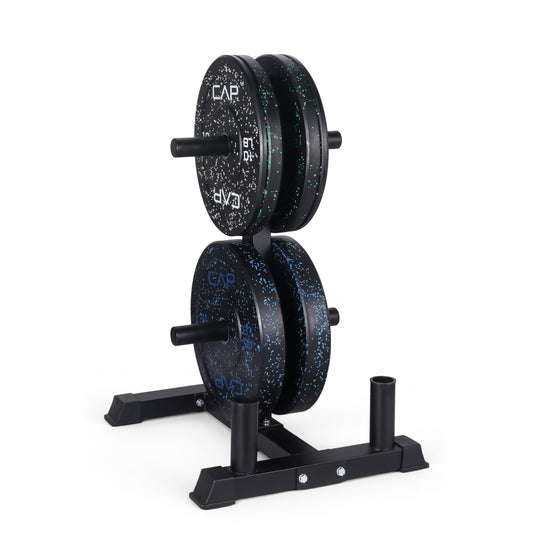 CAP Olympic Bumper Plate Weight Set 100–370LB for Home Gyms