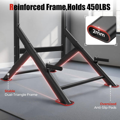 Assembly process of the Sportsroyals Power Tower featuring the pull up bar for home gym, easy and hassle-free.