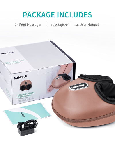 Cozy home environment with the Nekteck Foot Massager offering deep tissue foot therapy while unwinding.