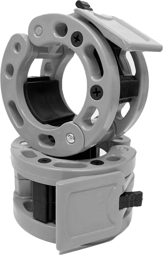 Fitness Olympic Barbell Clamps for Secure Weightlifting &amp; Strength Training | Quick Release 2-Inch Locking Collars | DreamchaserHQ