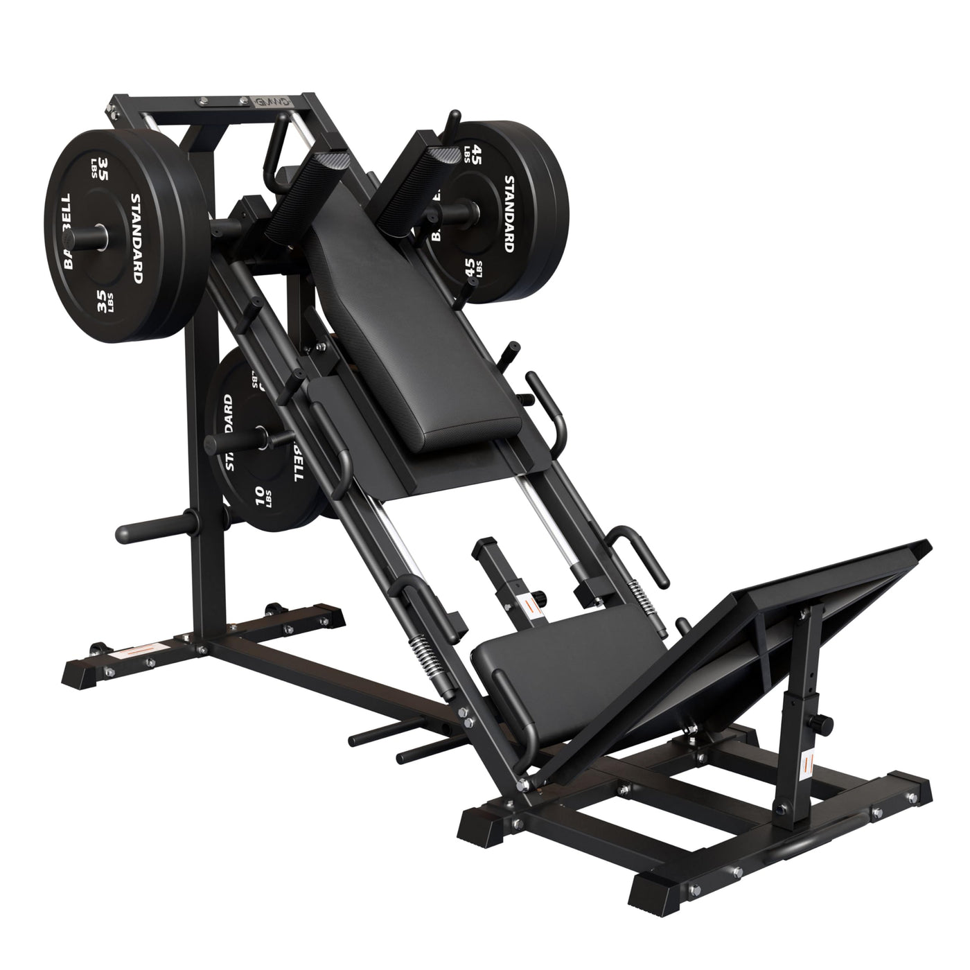 GMWD Leg Press Hack Squat Machine Combo, Leg Press Machine with Linear Bearing, Lower Body with Weight Storage for Quads, Hamstring, Glutes, Home Gym Exercise Equipment - Dreamchaser Headquarters