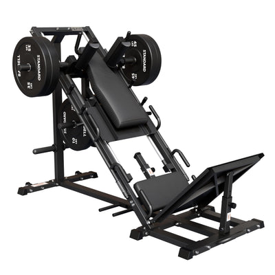 GMWD Leg Press Hack Squat Machine Combo, Leg Press Machine with Linear Bearing, Lower Body with Weight Storage for Quads, Hamstring, Glutes, Home Gym Exercise Equipment - Dreamchaser Headquarters