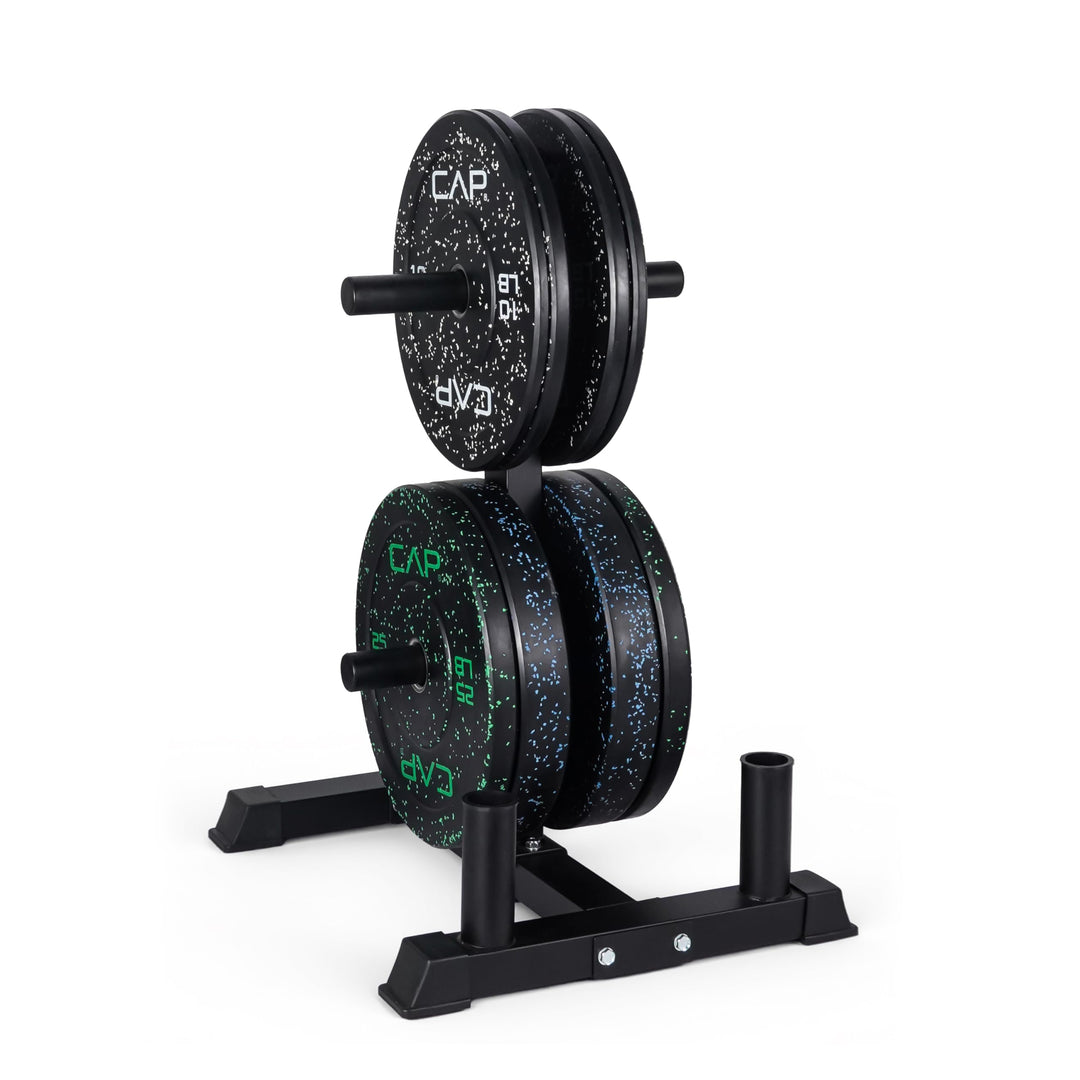 CAP Olympic Bumper Plate Weight Set 100–370LB for Home Gyms
