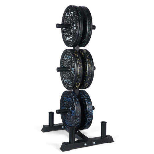 CAP Olympic Bumper Plate Weight Set 100–370LB for Home Gyms