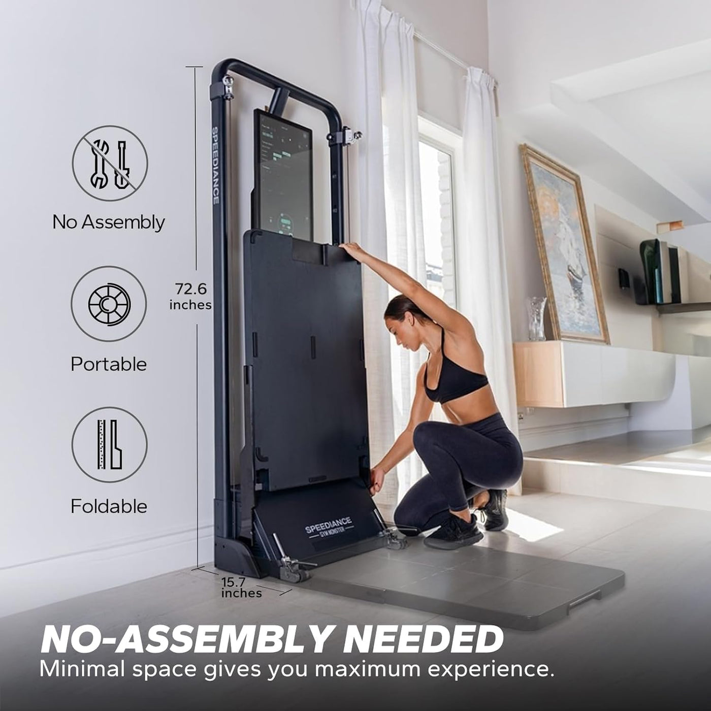Speediance Gym Monster Smart Home Gym, Multifunctional Strength Training Machine, Smith Machine Power Cage Workout Station, Squat Rack Cable Machine, Full Body Fitness Equipment for Home Workout - Dreamchaser Headquarters