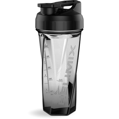 HELIMIX 2.0 Vortex Blender Shaker Bottle, a portable blender bottle holds up to 28oz, perfect for mixing protein shakes.