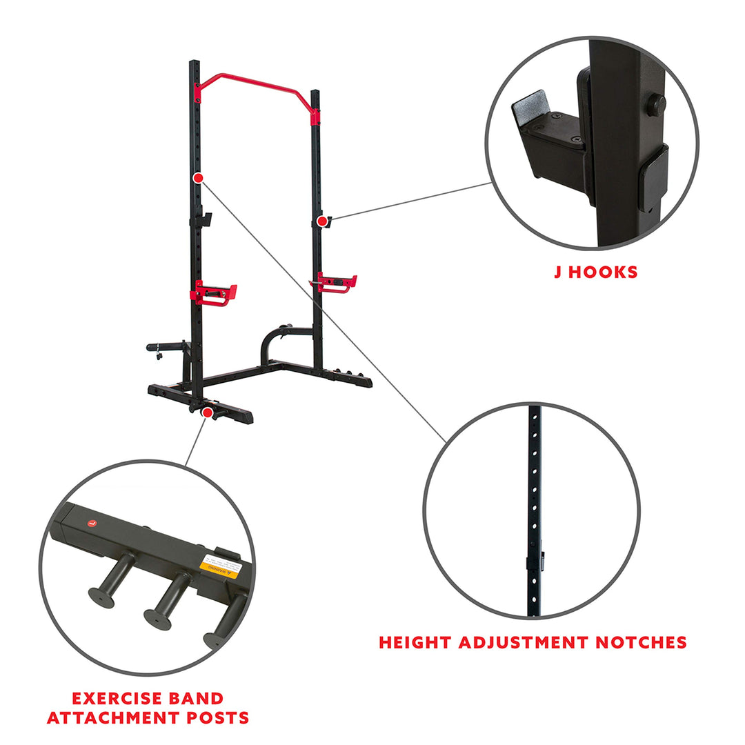 Sunny Health &amp; Fitness Multifunctional All in One Pully Cable Home Gym – Complete Functional Trainer Compact Workout System SF-HG92401 - Dreamchaser Headquarters