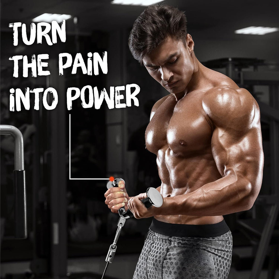 Cable Machine Attachment Set for Upper Body Strength Training | DreamChaserHQ