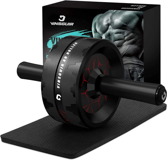 Vinsguir Ab Roller Wheel for effective abdominal workouts with a knee pad for comfort.