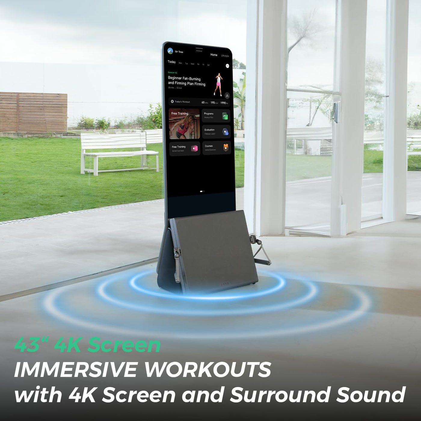 AEKE Fitness Mirror K1- Smart Home Gym System: AI-Powered All-in-One Fitness Machine for Full-Body Strength Training and Personalized Workouts - Dreamchaser Headquarters