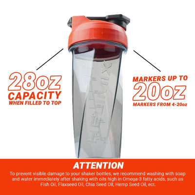 HELIMIX 2.0 portable blender bottle's high-quality copolyester material perfect for daily supplementation.