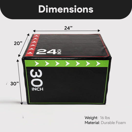 Plyometric Jump Box for Strength, Power &amp; Agility Training | DreamChaserHQ