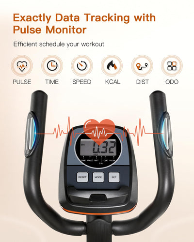 Niceday Elliptical Machine showing the quiet magnetic drive system for a peaceful workout experience.