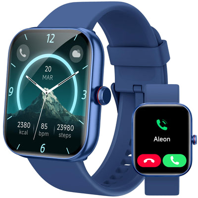 Smart Watch for Women Men, Smartwatch for iPhone & Android Bluetooth (Answer/Call) Built-in Alexa, 1.91" HD Fitness Tracker with 105+ Sport Modes, IP68 Waterproof, Sleep/Heart Rate/SpO2/Stress Monitor - Dreamchaser Headquarters