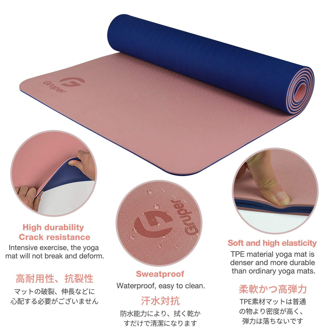 Eco Yoga Mat for Stability, Comfort &amp; Daily Training | DreamChaserHQ